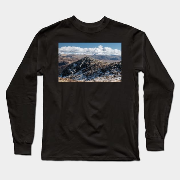 Winter on Maiden Moor Long Sleeve T-Shirt by jldunbar